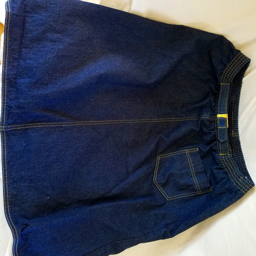 Vintage Sasson denim A-line skirt